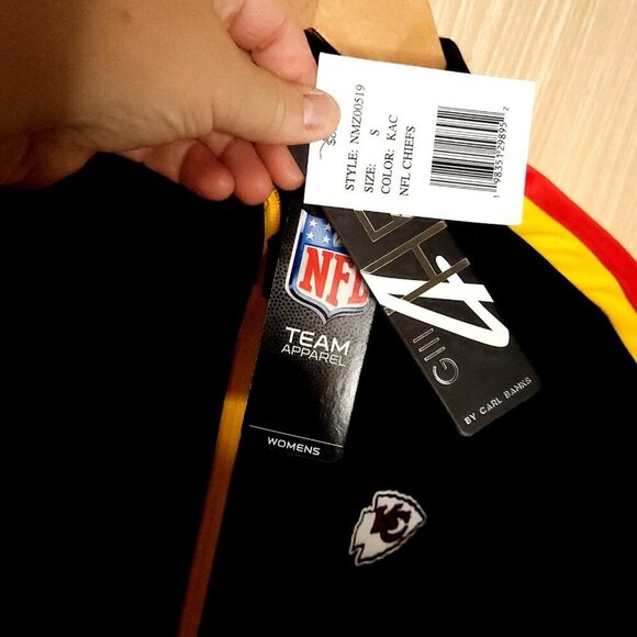 Kansas City Chiefs Womens New Womens Black Full Zip Jacket - Picture 6 of 9